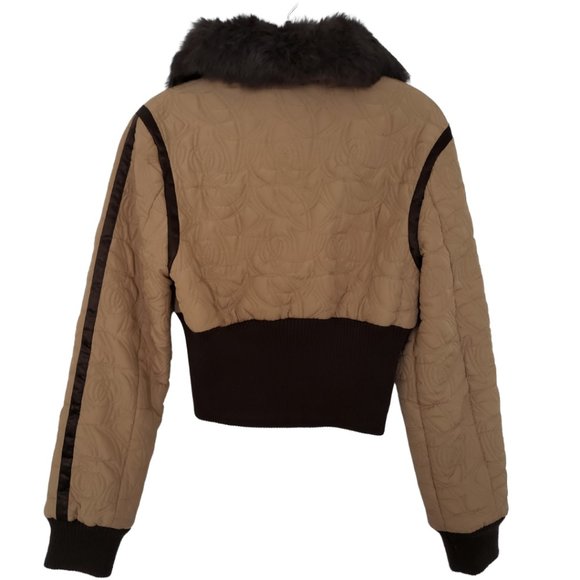 Cropped Bomber Jacket - Picture 3 of 9